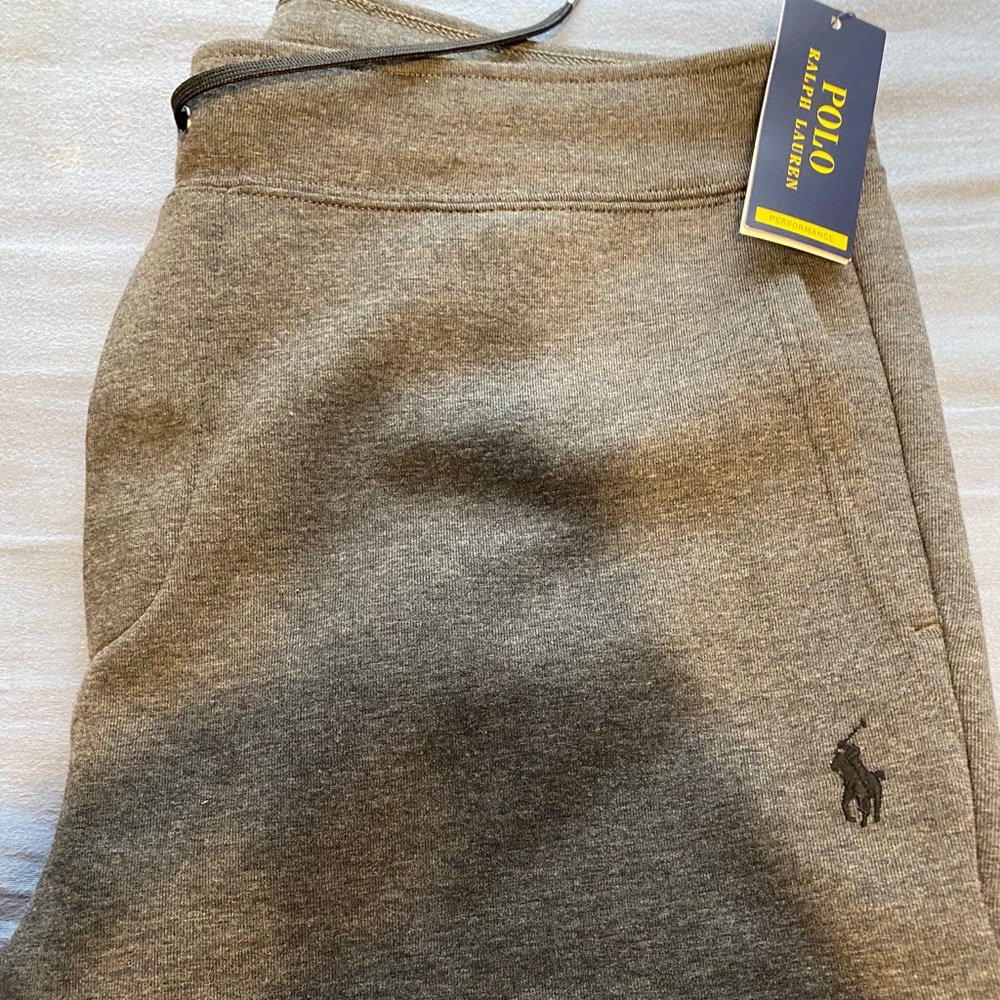 Polo Grey High Performance Sweat Pants